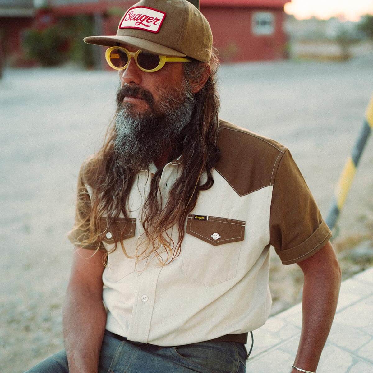 Amarillo S/S Shirt Vintage Tan