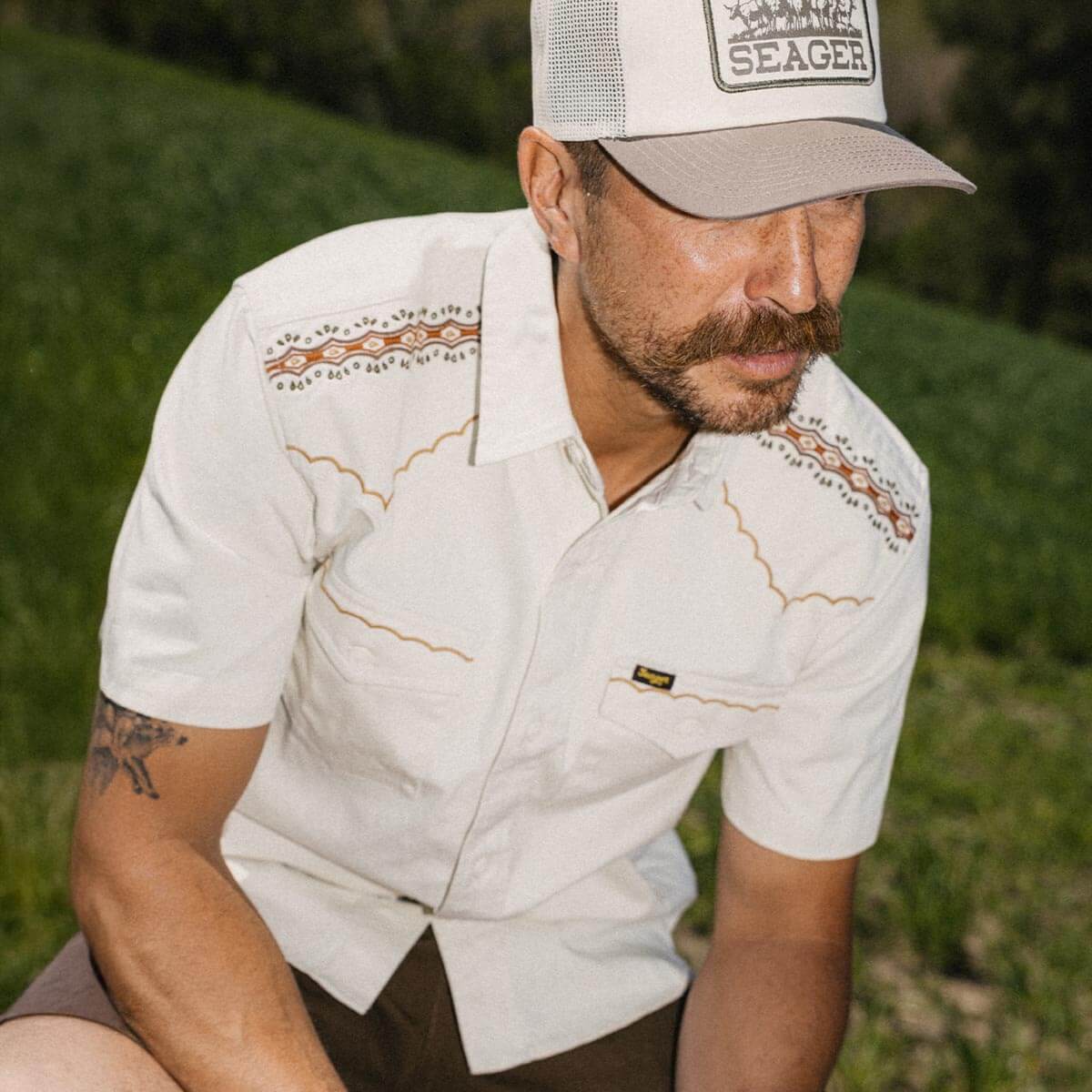 Amarillo S/S Shirt White Wash