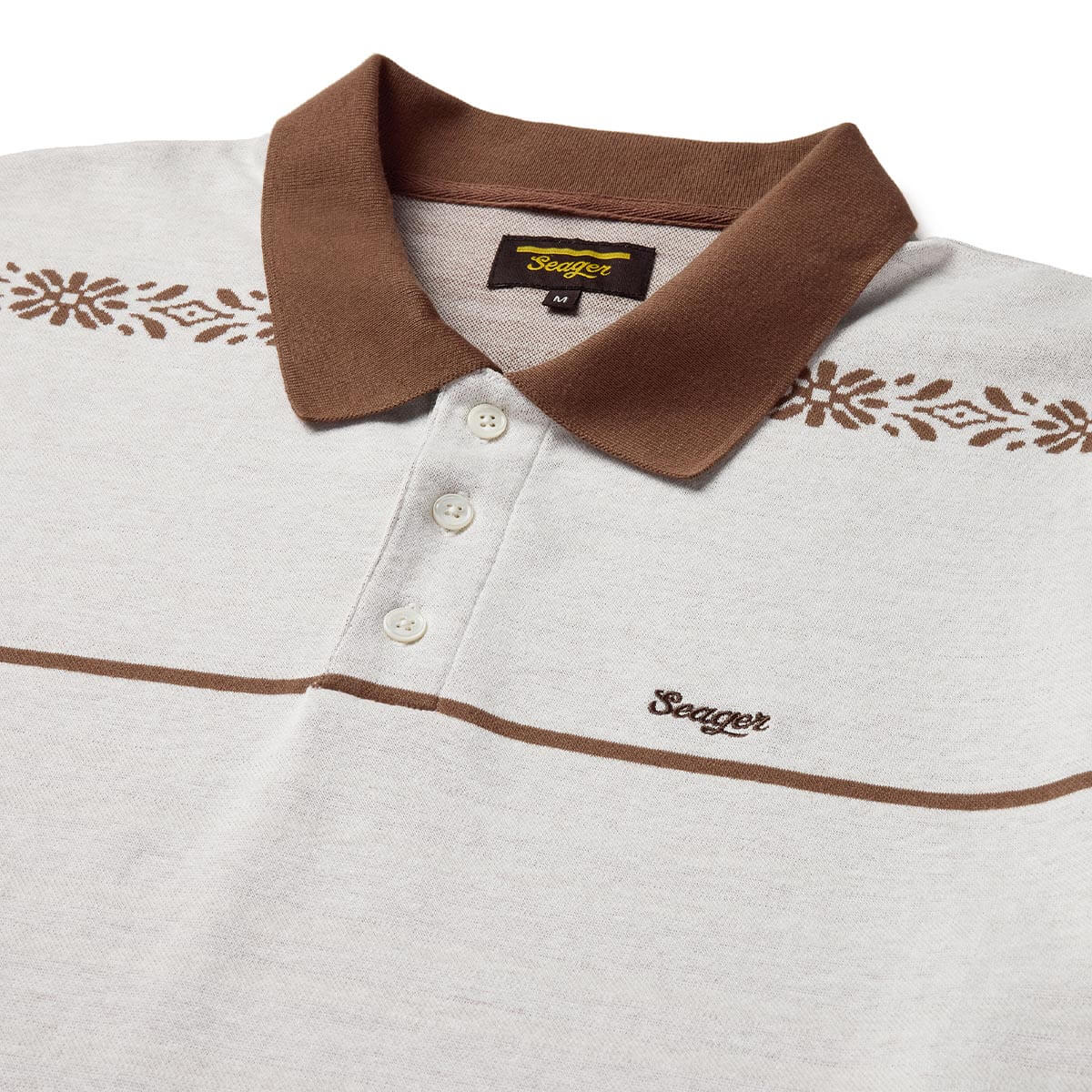 Azteca S/S Polo White