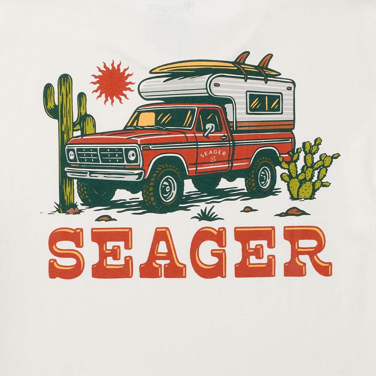 Baja Tee Vintage White