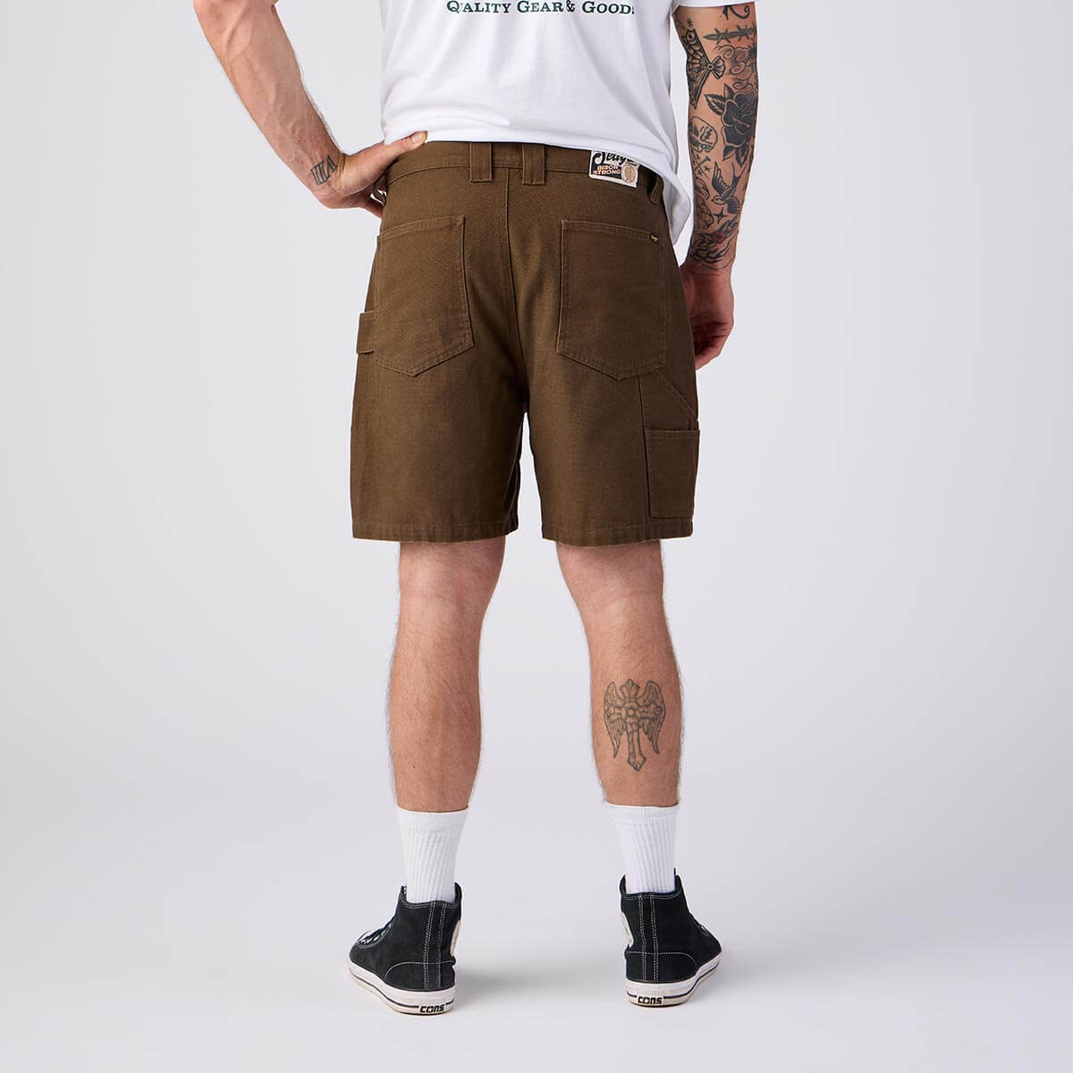 Bison Canvas Short Tobacco