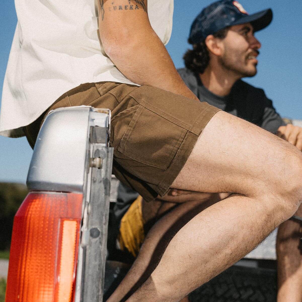 Bison Canvas Short Tobacco