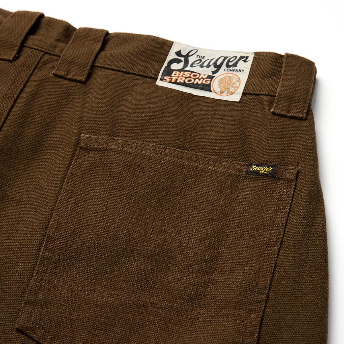 Bison Canvas Short Tobacco