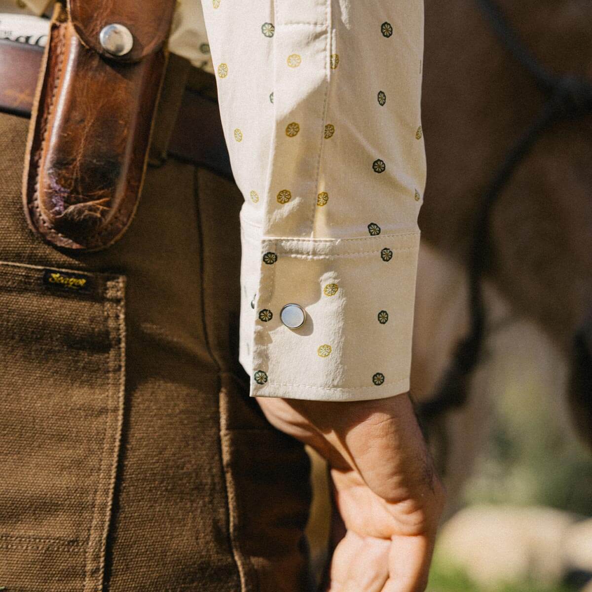 El Ranchero L/S UV Shirt Peyote Button