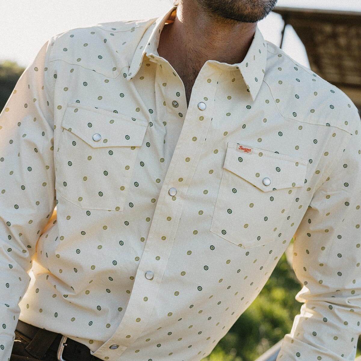 El Ranchero L/S UV Shirt Peyote Button