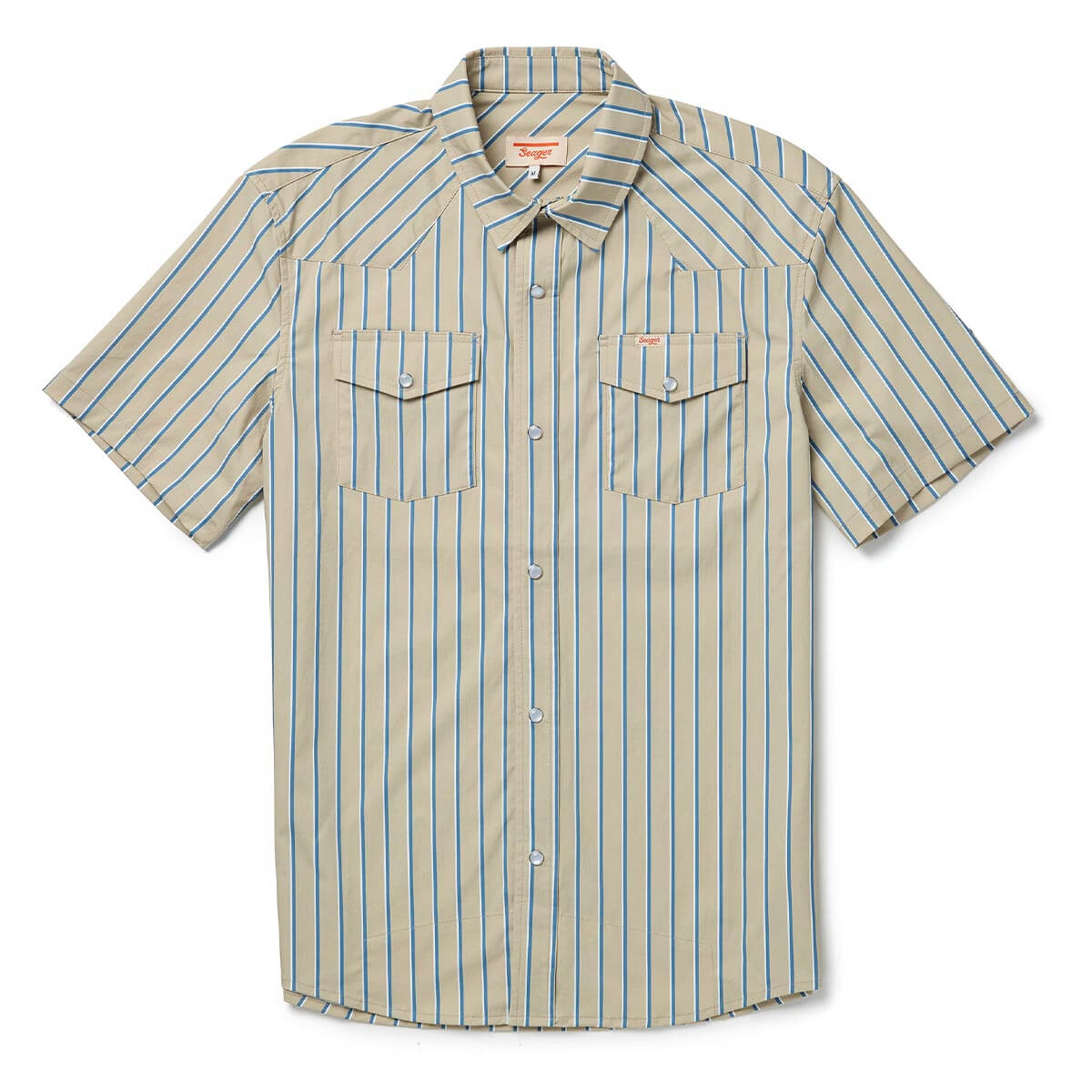 El Ranchero S/S Shirt Tidal Foam Stripe