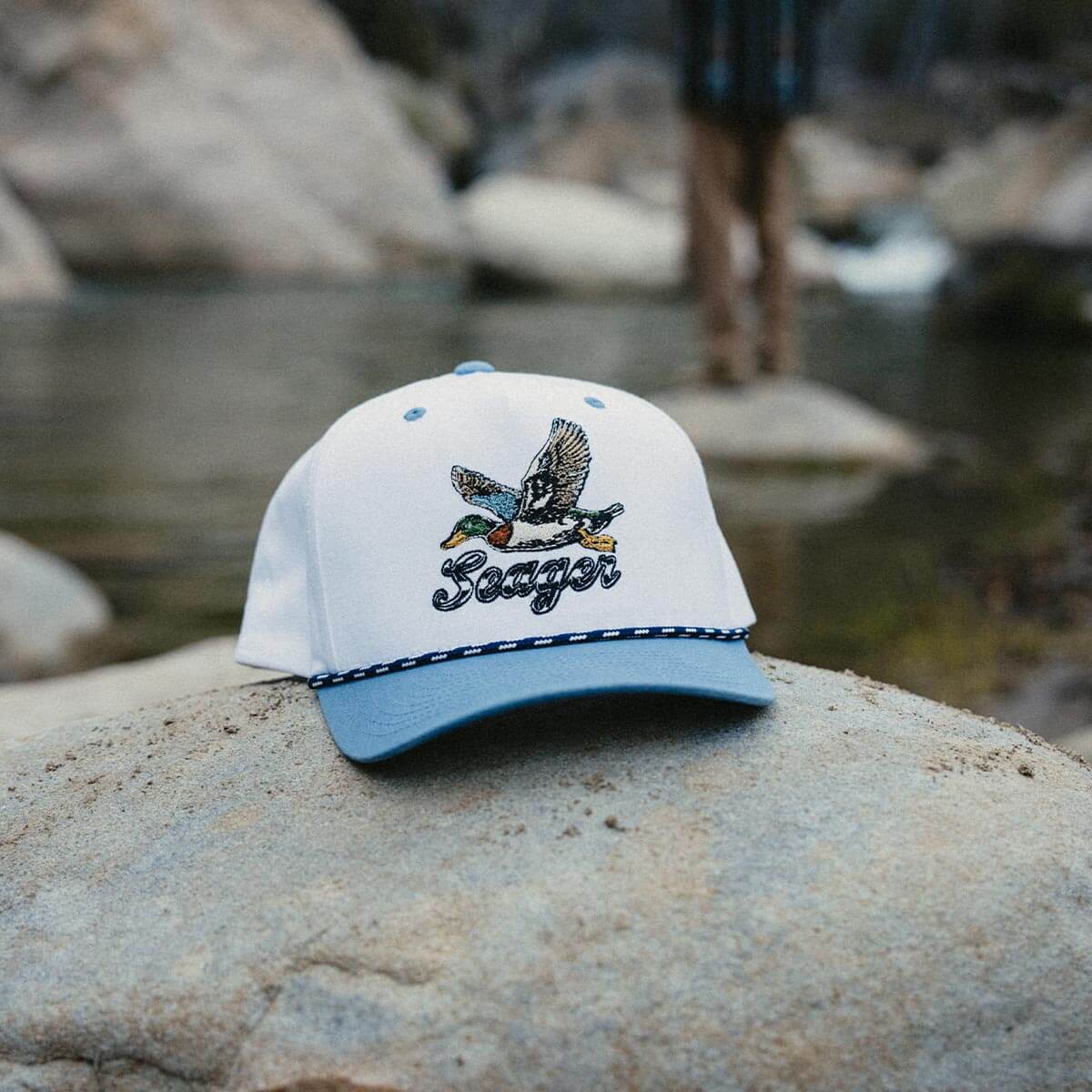 Greenhead Snapback White/Blue