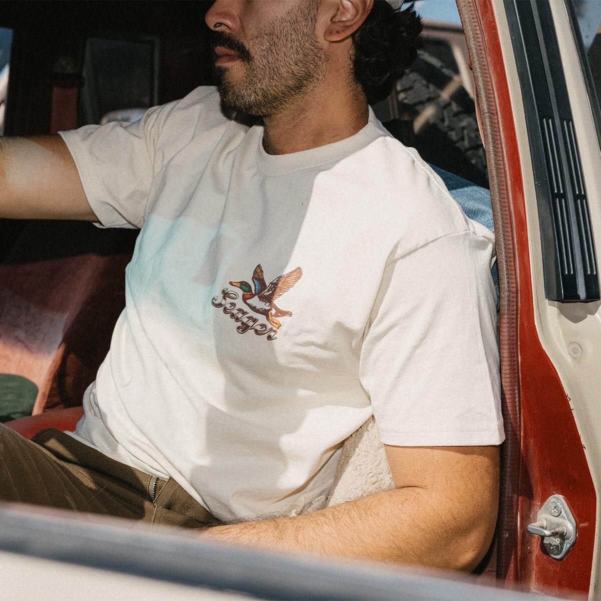 Greenhead Tee Vintage White
