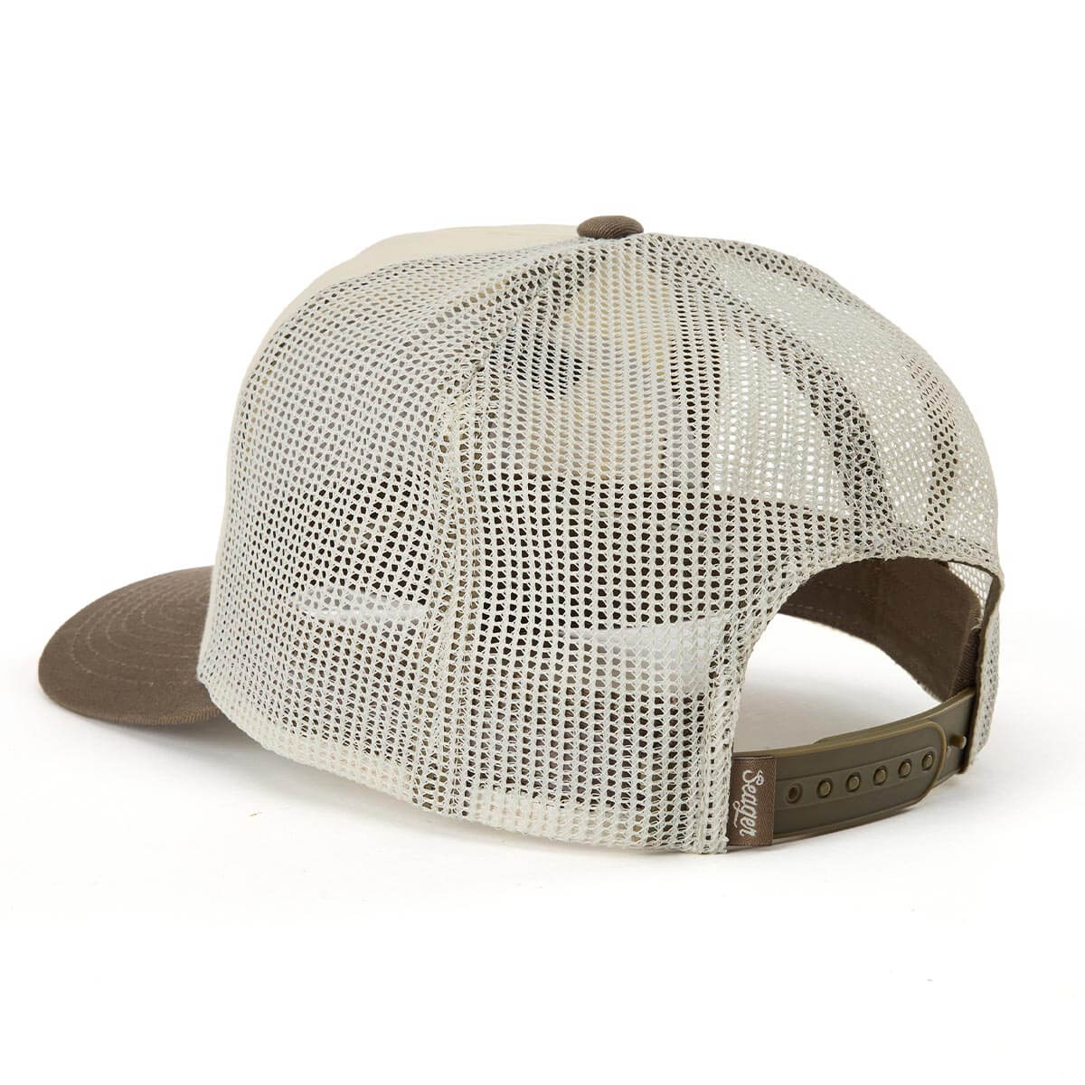 Herd Trucker Snapback Cream/Woodland