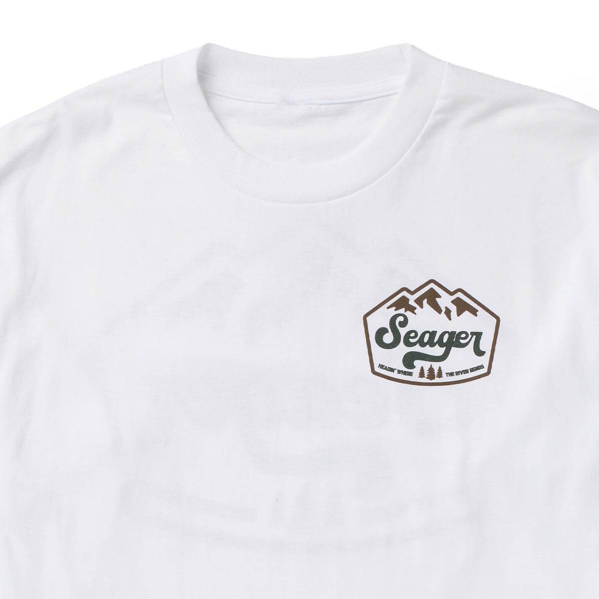 High Country L/S Tee White