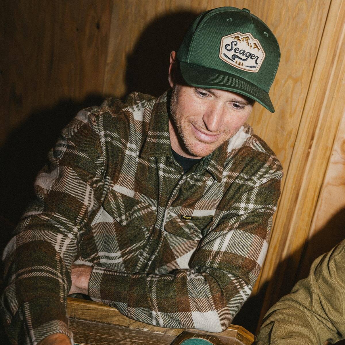 High Country Snapback Forest Green