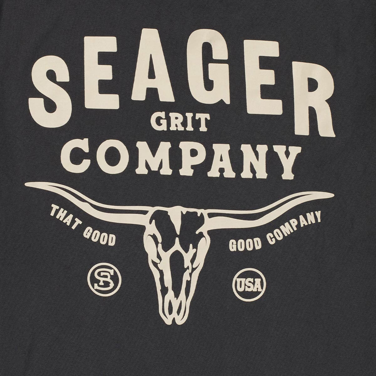 Longhorn Premium Tee Pigment Black