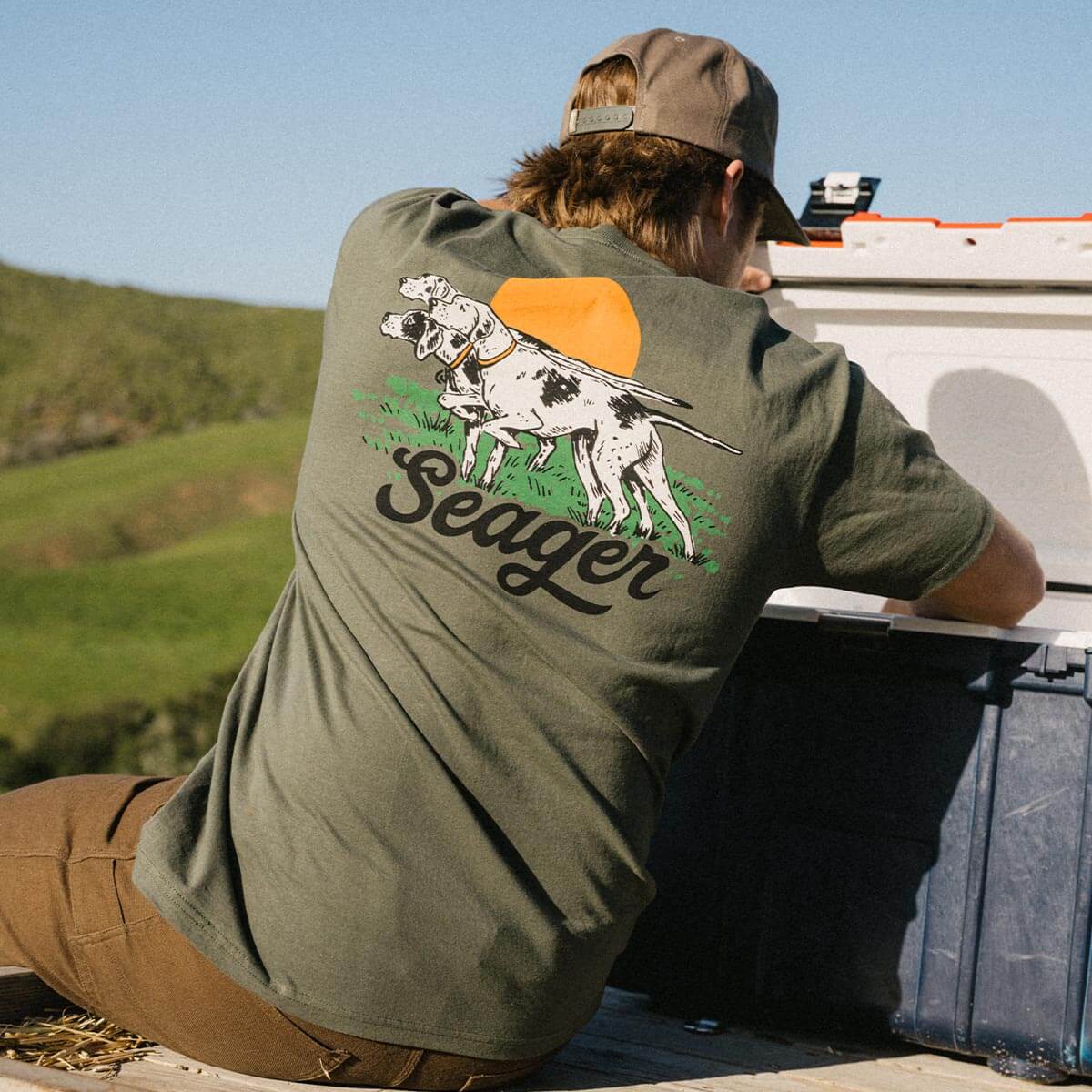 Pointer Tee Surplus Green