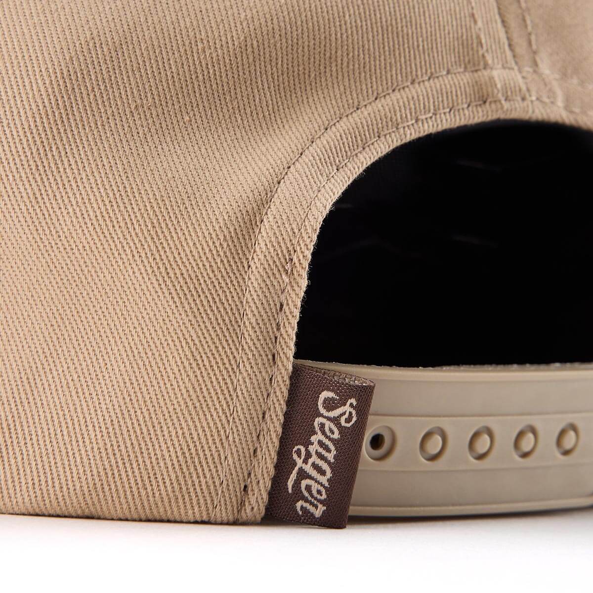 Raised Right Trucker Snapback Brown