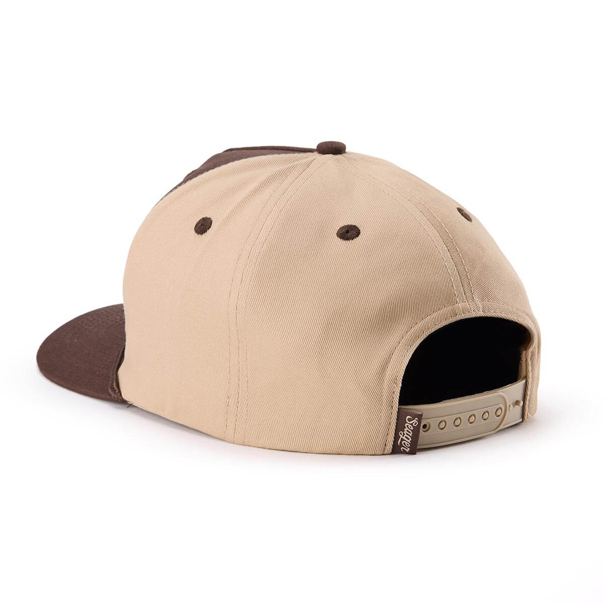Raised Right Trucker Snapback Brown