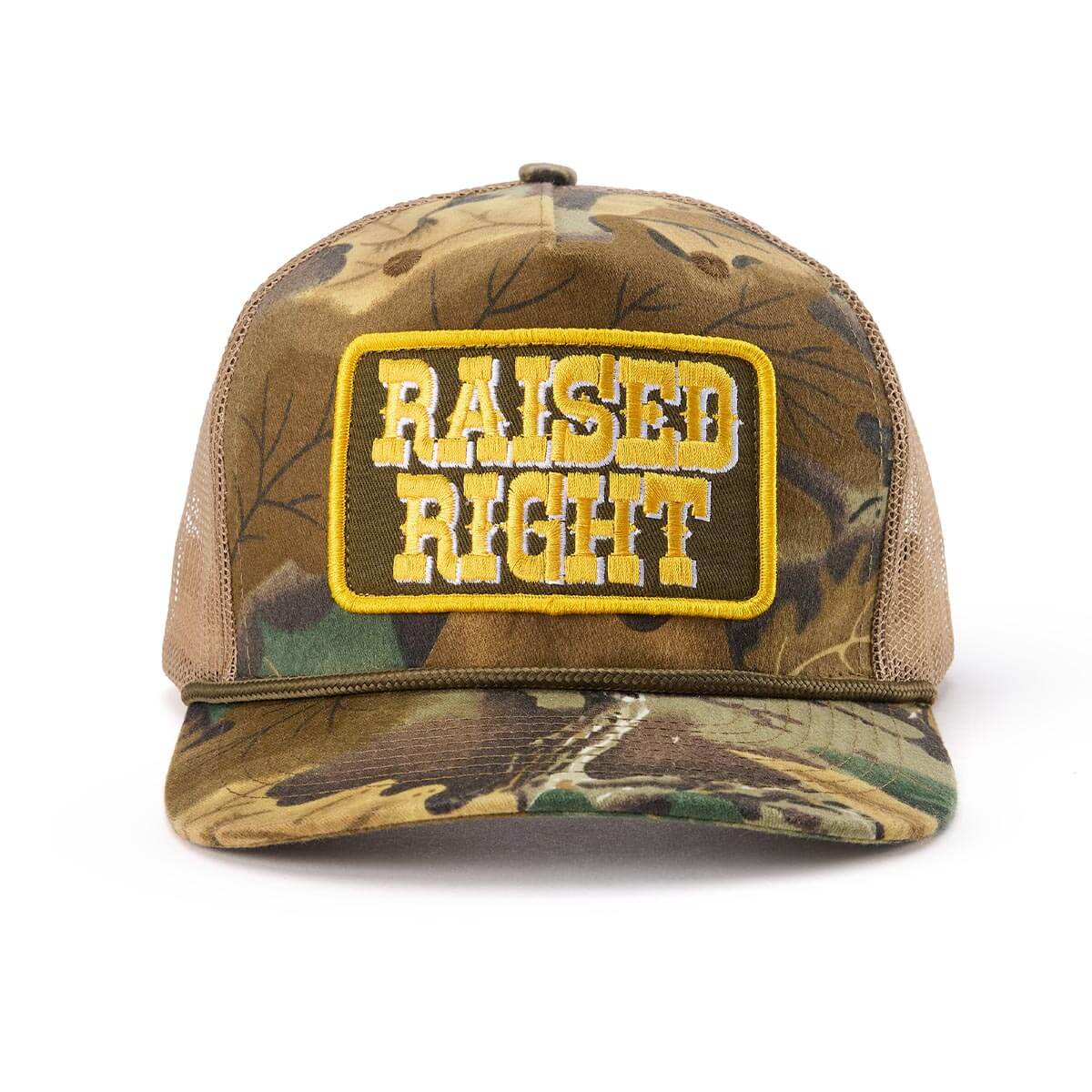 Raised Right Trucker Snapback Camo