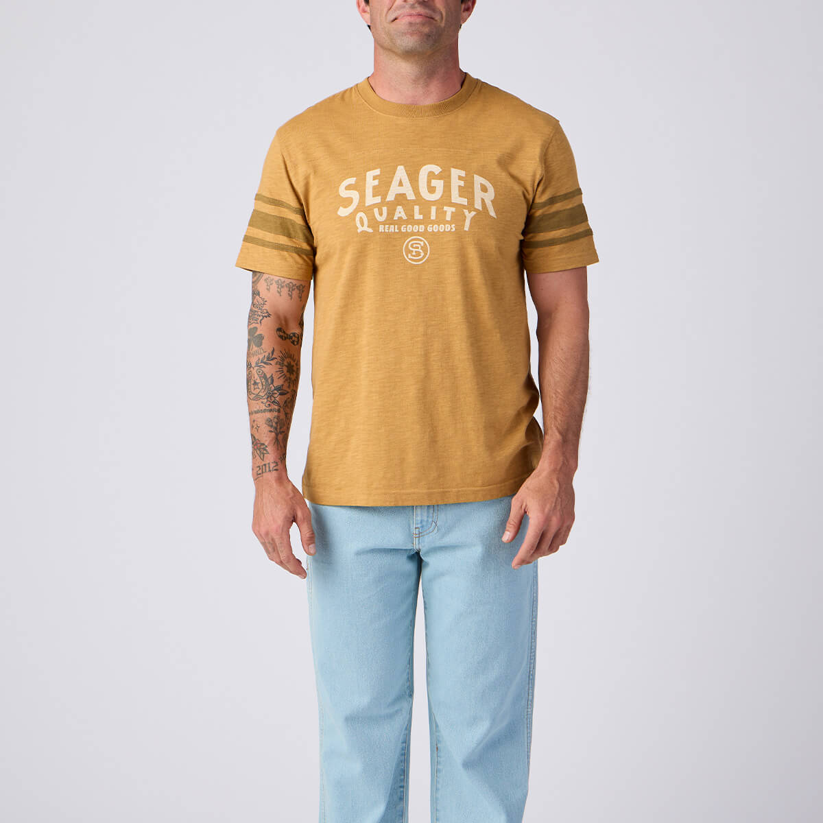Riggins Crew Tee Bronze