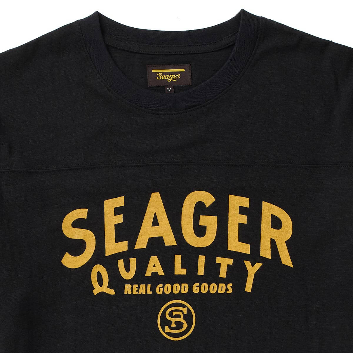 Riggins Crew Tee Washed Black