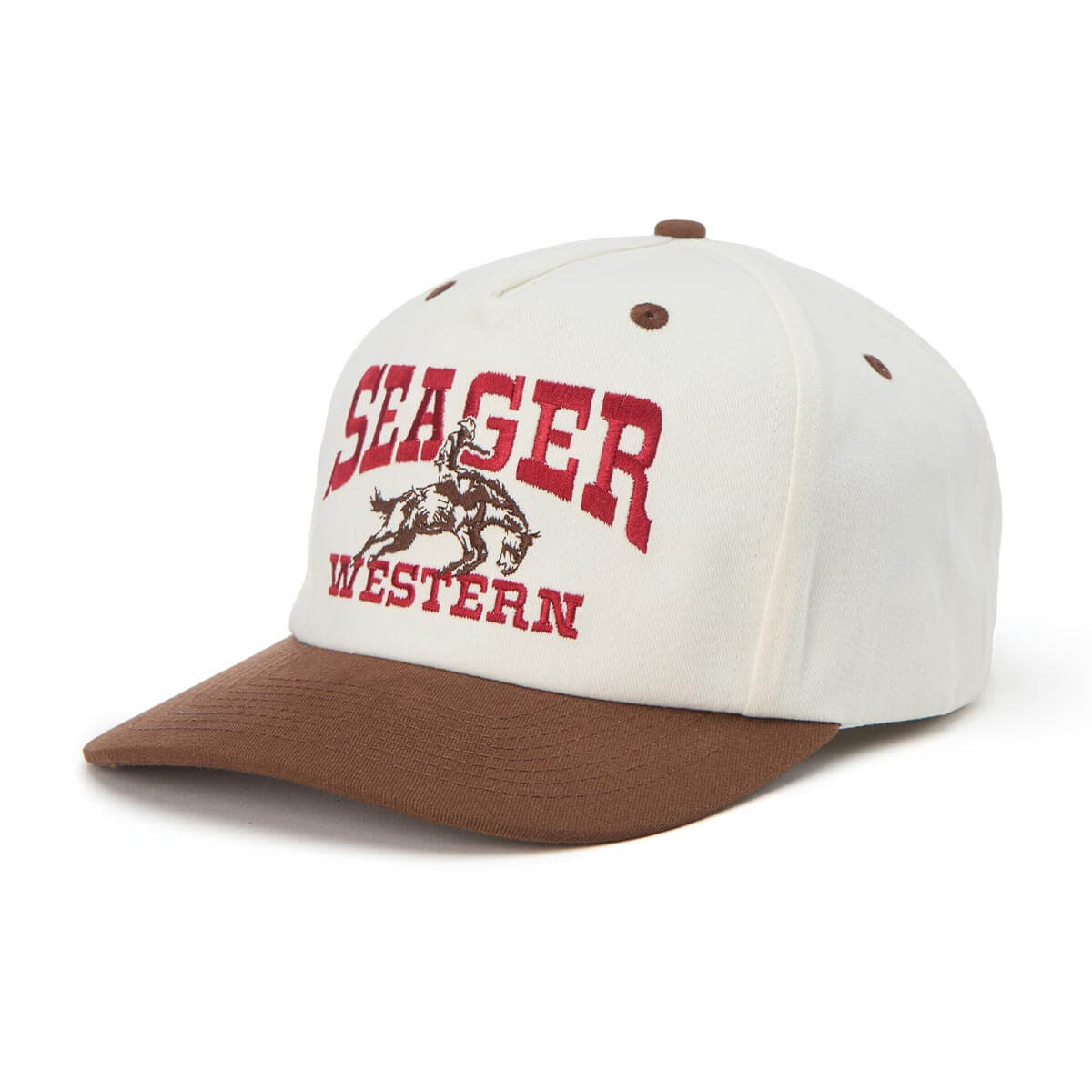 Rodeo Snapback Cream/Brown