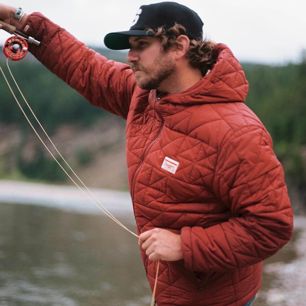 Ruff & Tuff Puff Jacket Red Rock