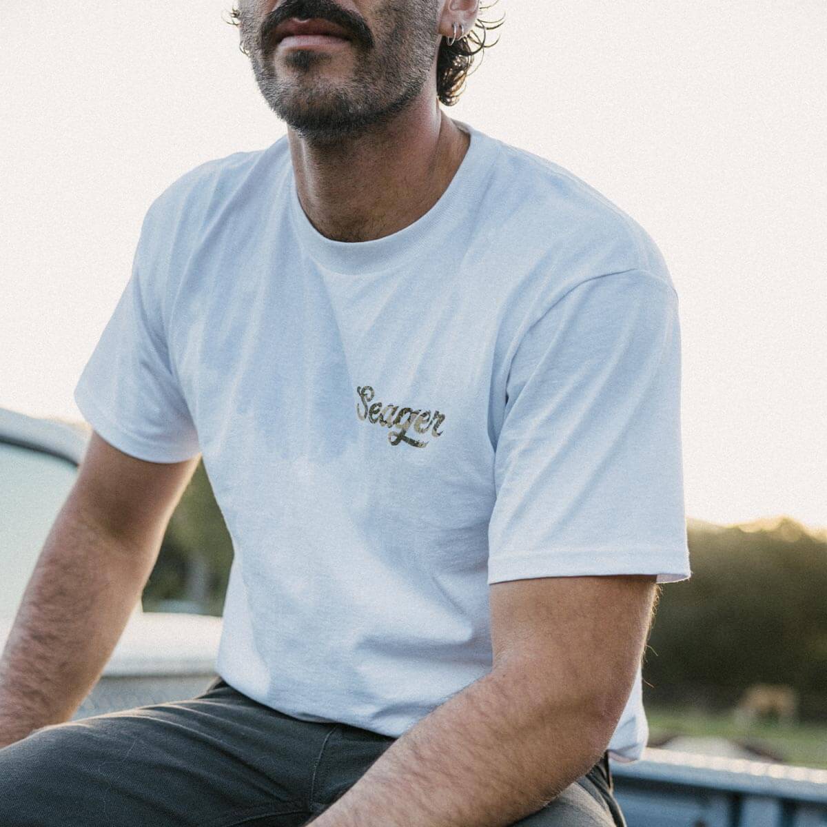 Russ Fill Tee White