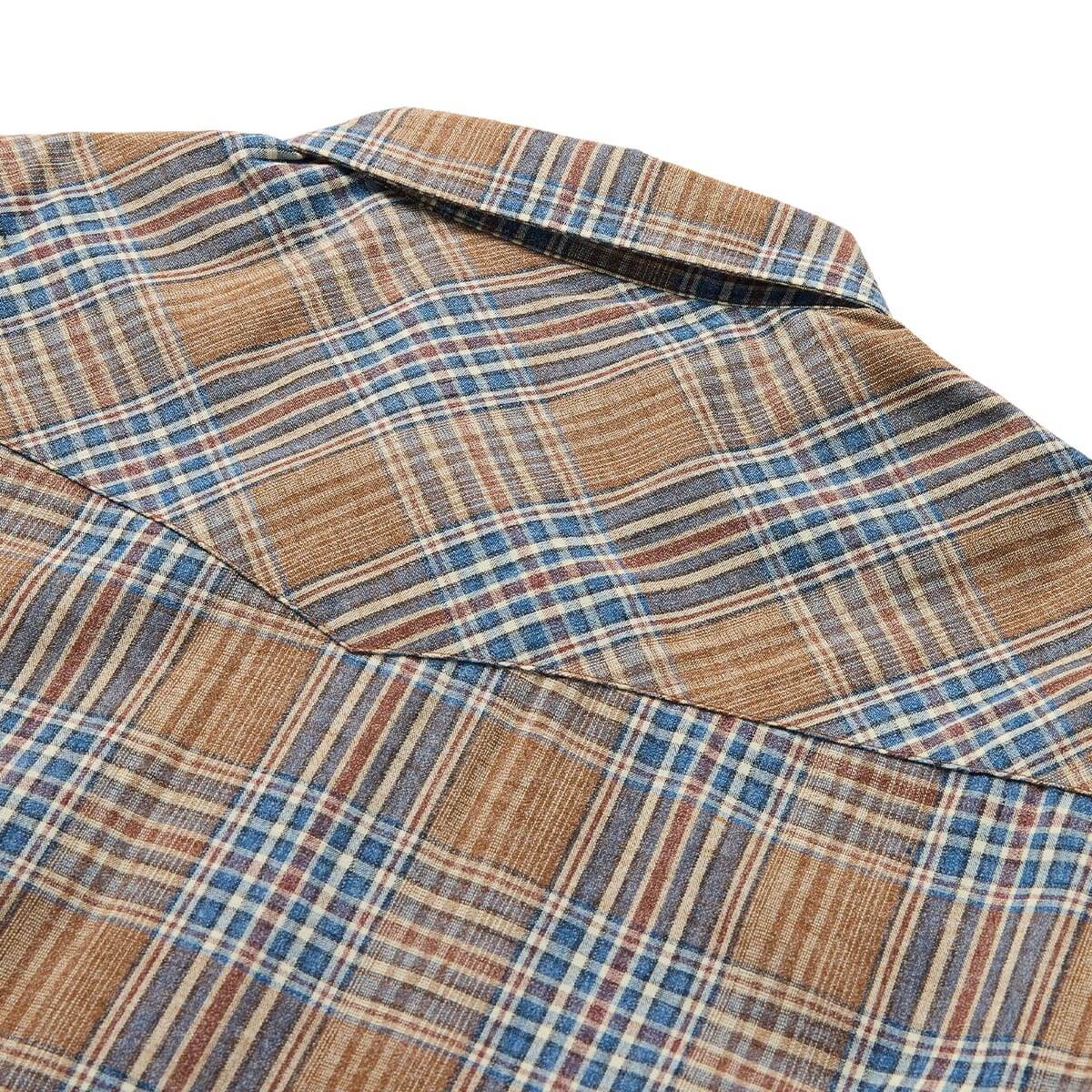Sawtoof S/S Shirt Faded Navy Plaid