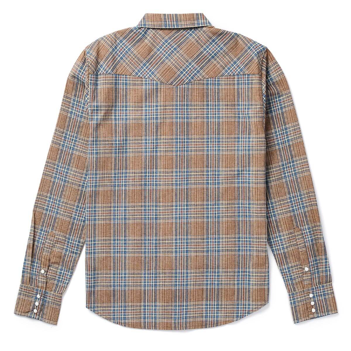 Sawtoof L/S Shirt Faded Navy Plaid