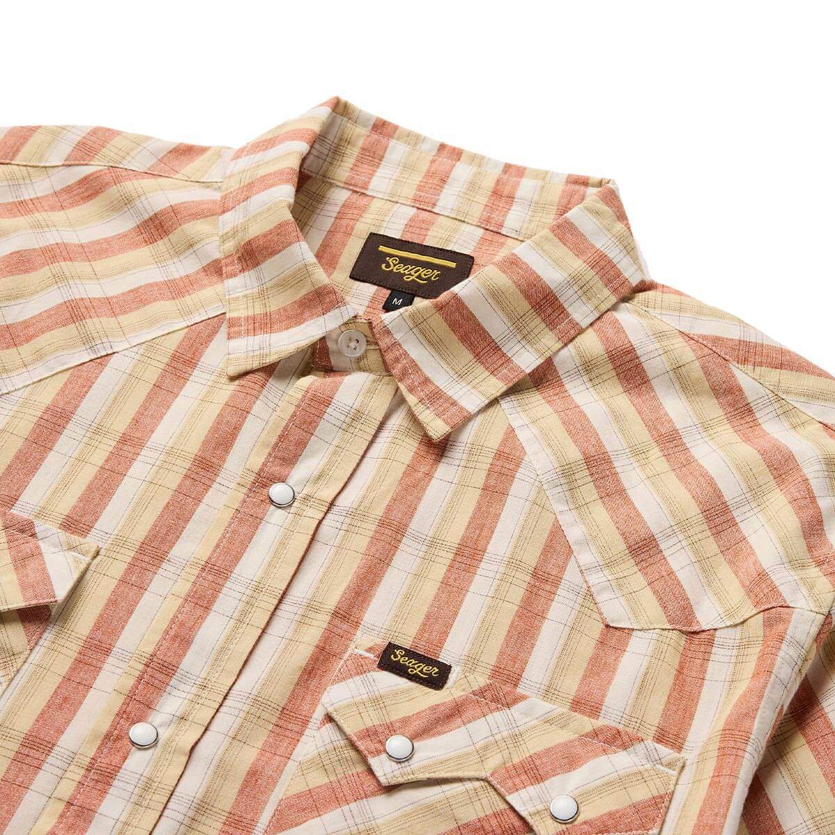Sawtoof S/S Shirt White Wash Plaid