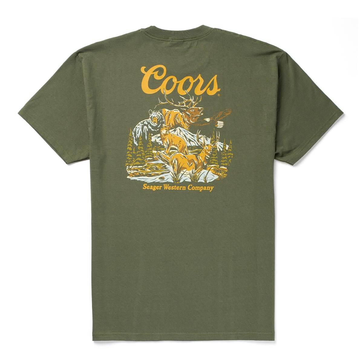 Seager x Coors Banquet Preserve Tee Surplus Green