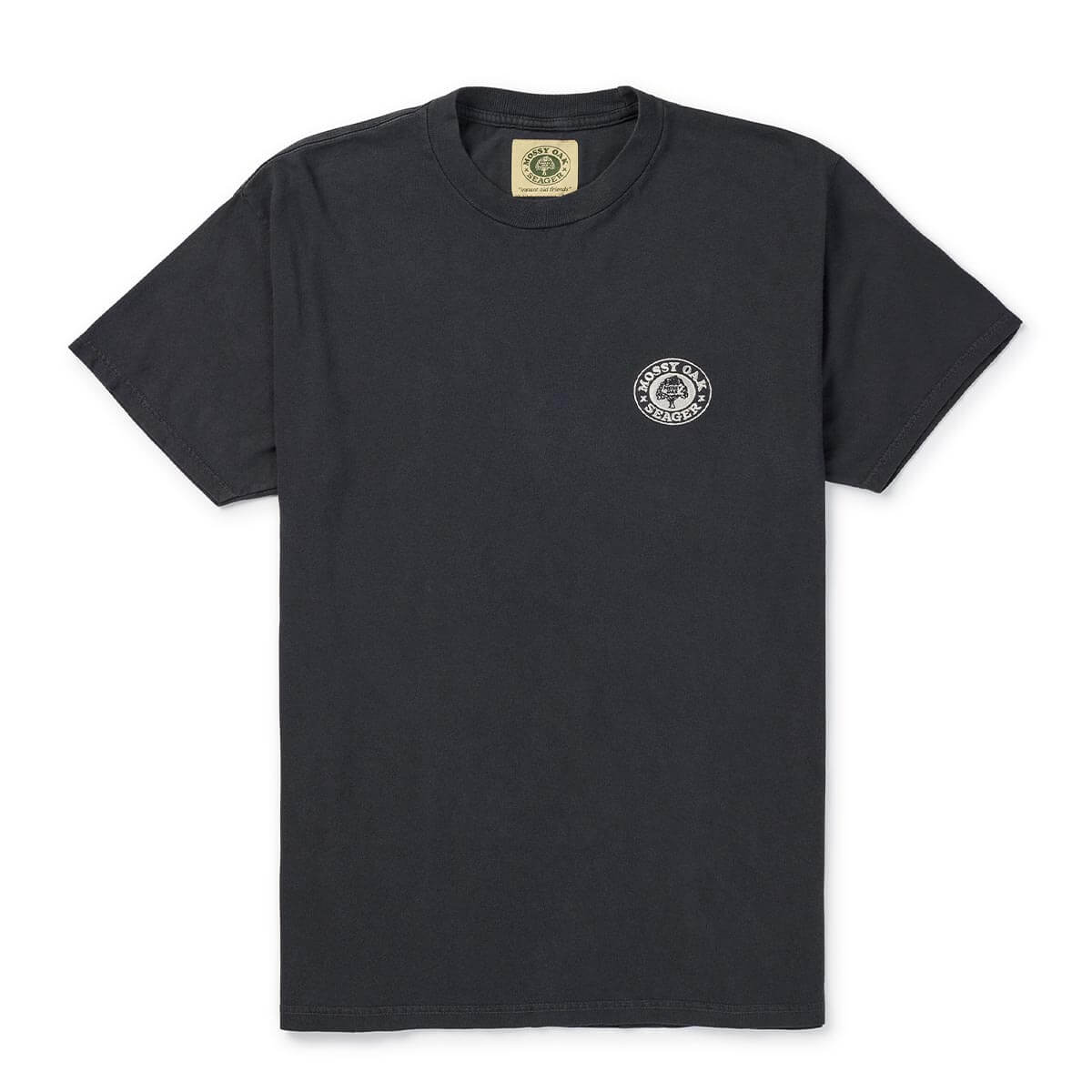 Seager x Mossy Oak Premium Tee Pigment Black