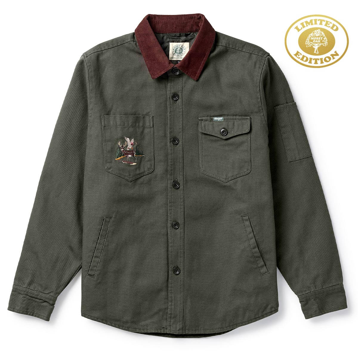 Seager x Mossy Oak Roosevelt Workshirt Darkwood