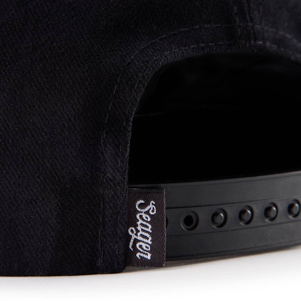 Seager x Waylon Jennings Good Hearted Woman Snapback Black