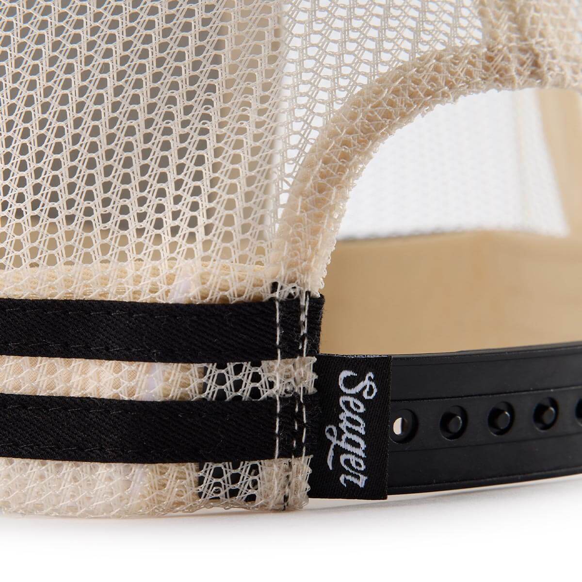 Seager x Waylon Jennings Lasso Lash Trucker Black