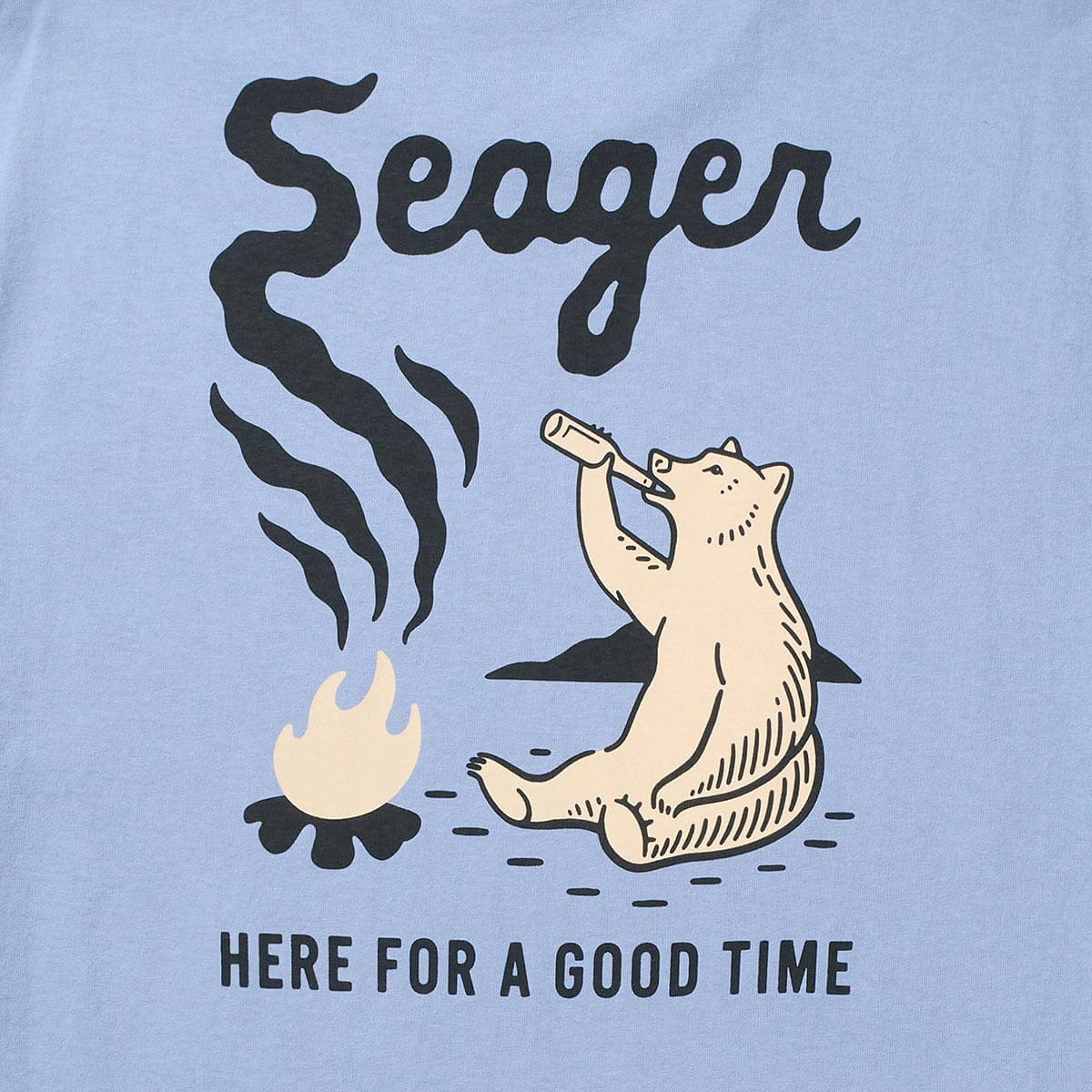 Smokey Tee Faded Denim
