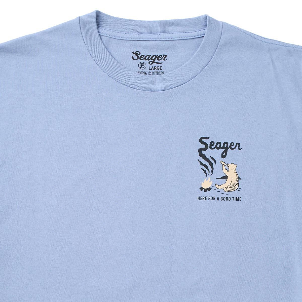Smokey Tee Faded Denim