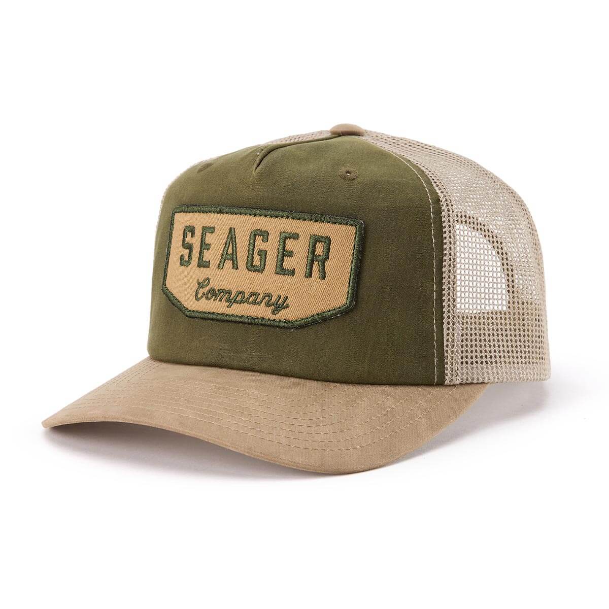 Wilson Waxed Snapback Tan/Green