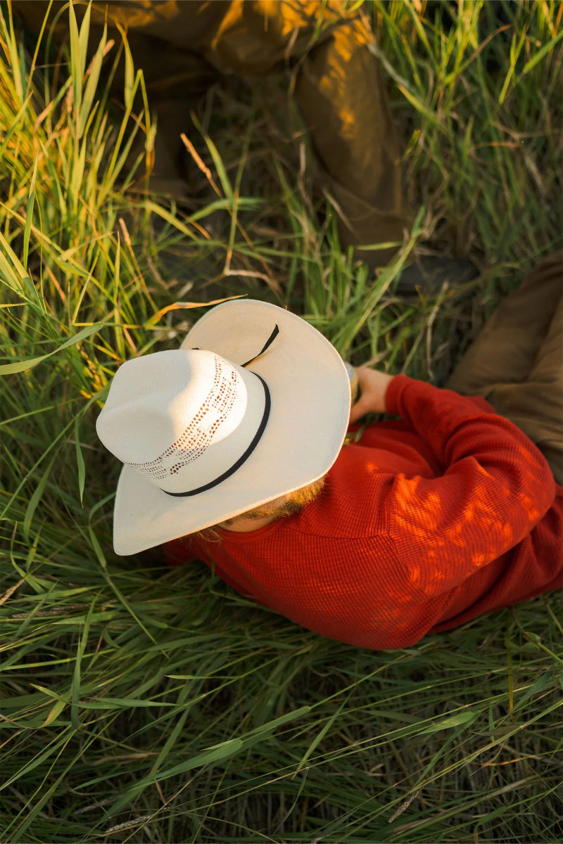 Longhorn Straw Hat Natural - Seager Co.