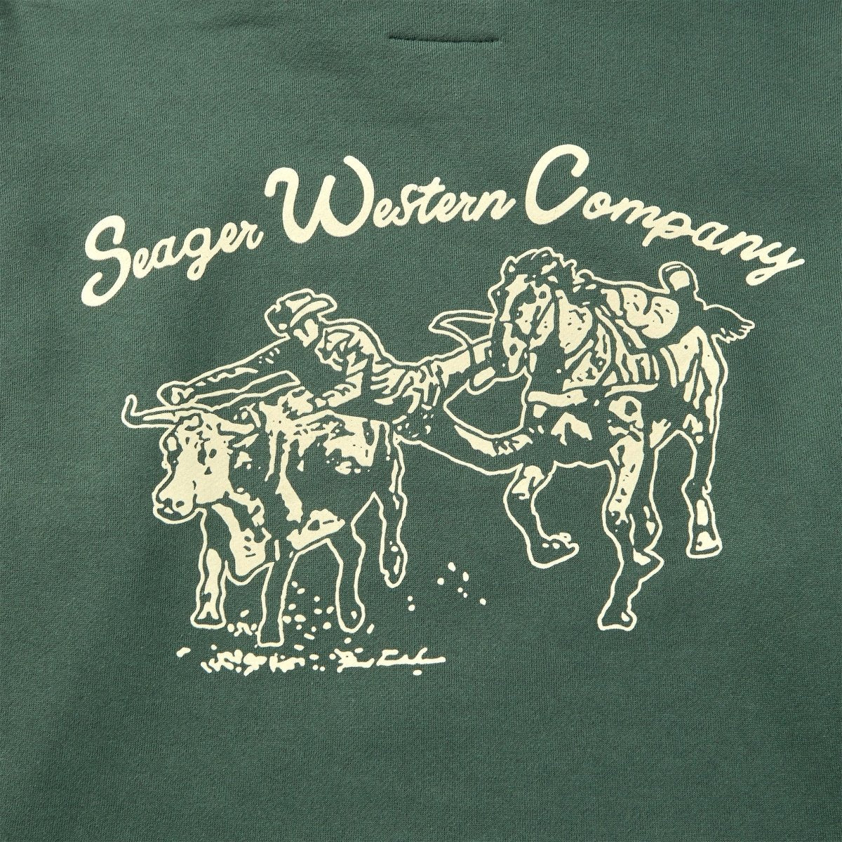 Los Rios Mid - Weight Hoodie Green - Seager Co.