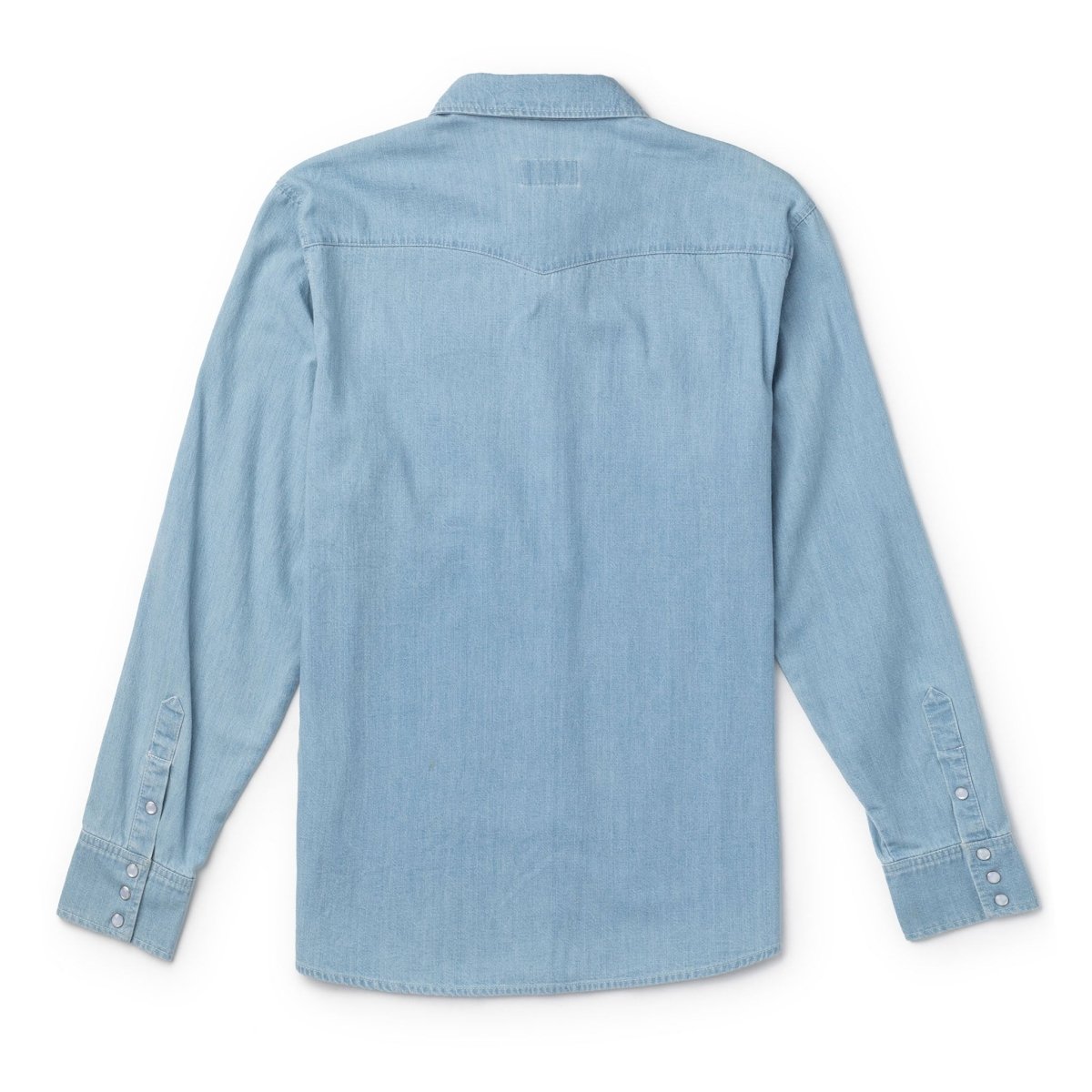 Reagan Pearl Snap Light Wash Indigo - Seager Co.