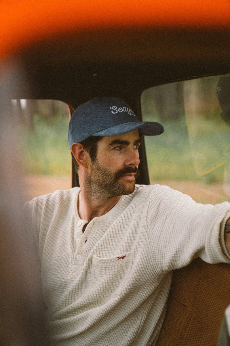 Sawpit Henley LS Thermal Vintage White - Seager Co.