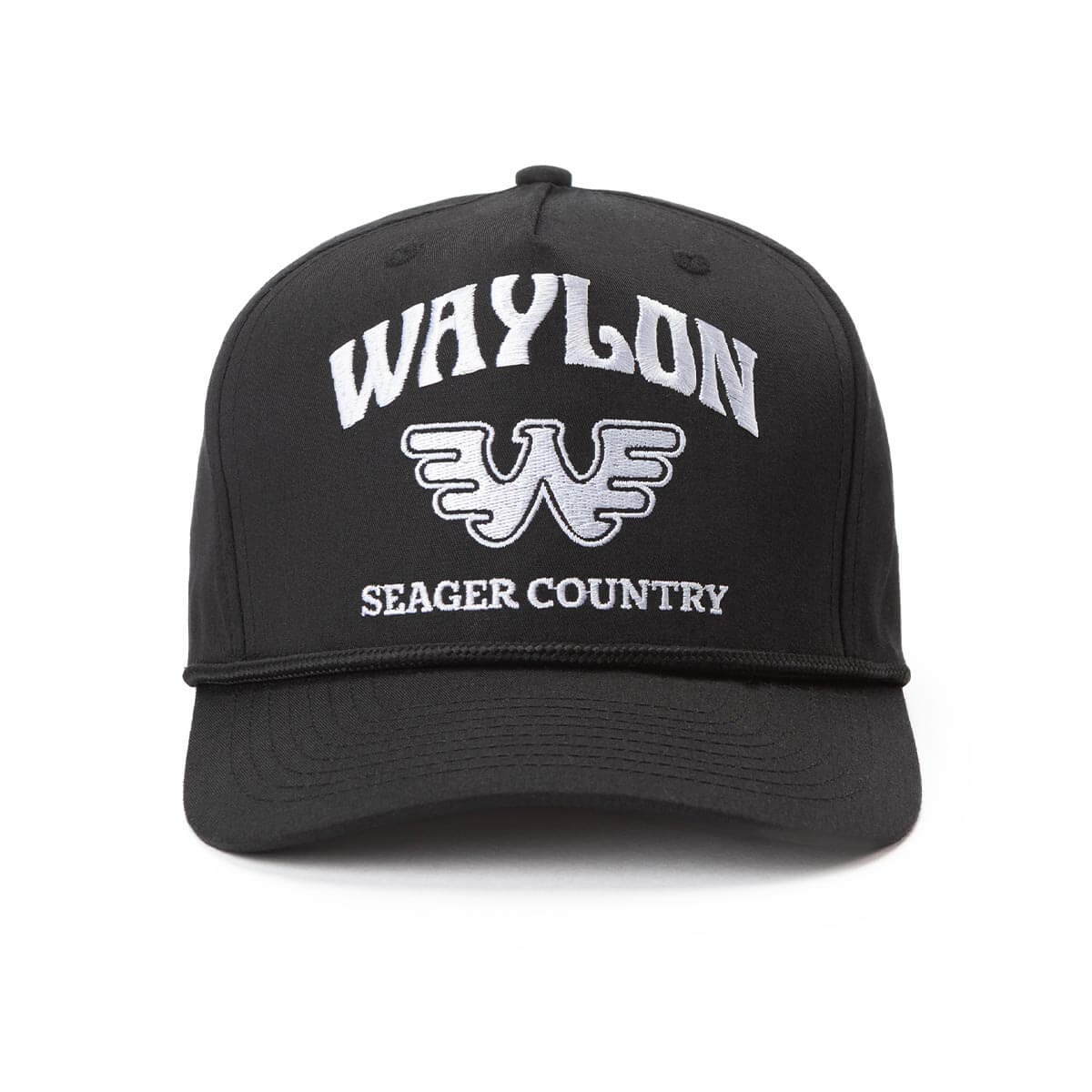 Seager x Waylon Jennings Country Snapback Black