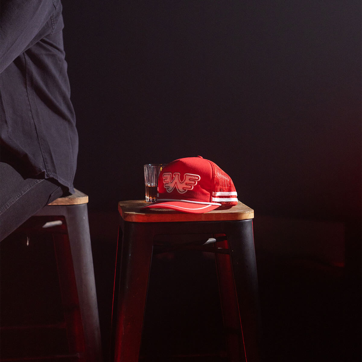 Seager x Waylon Jennings Flying W Snapback Red