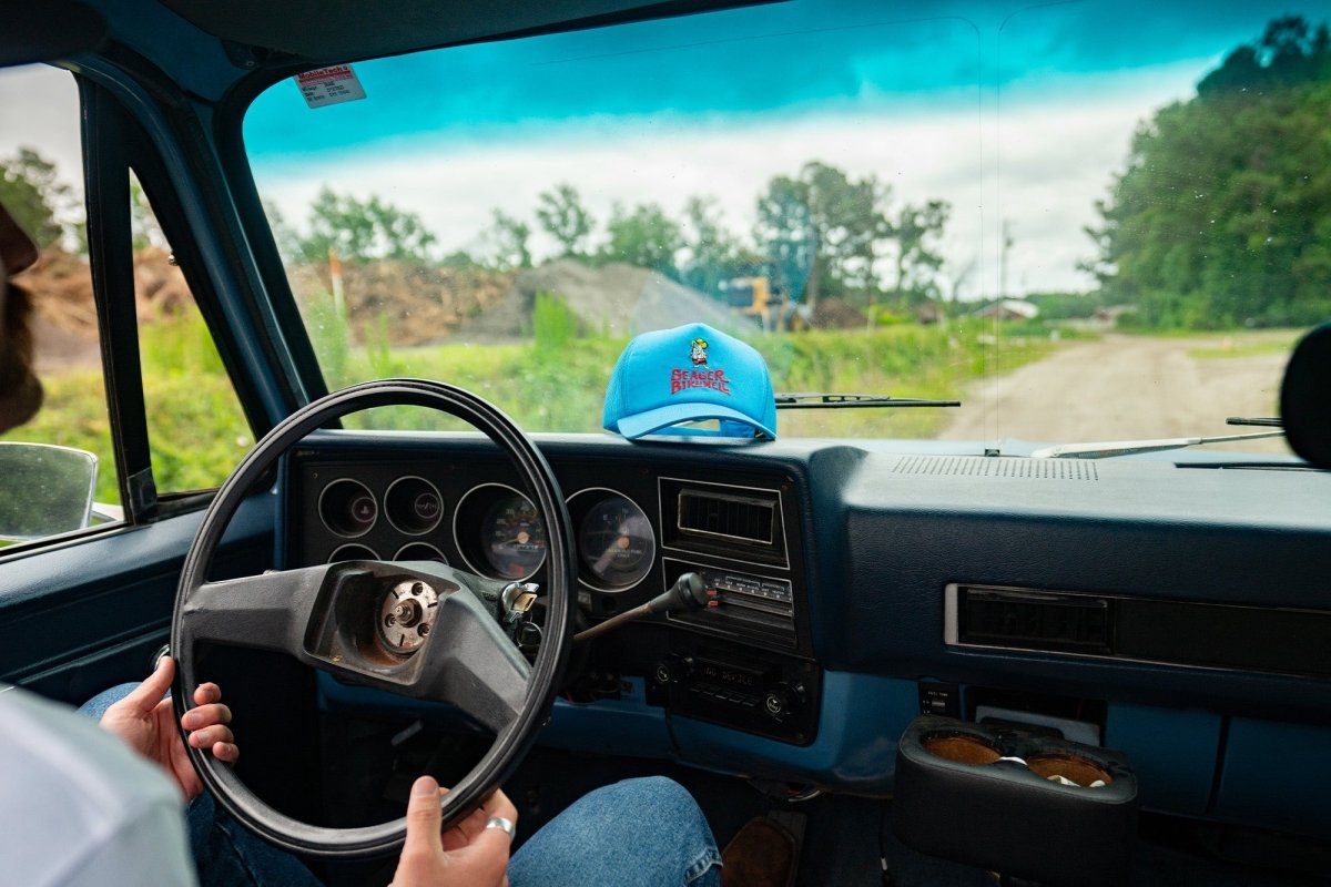 Seager x Birdwell Birdie Trucker Snapback True Blue - Seager Co.