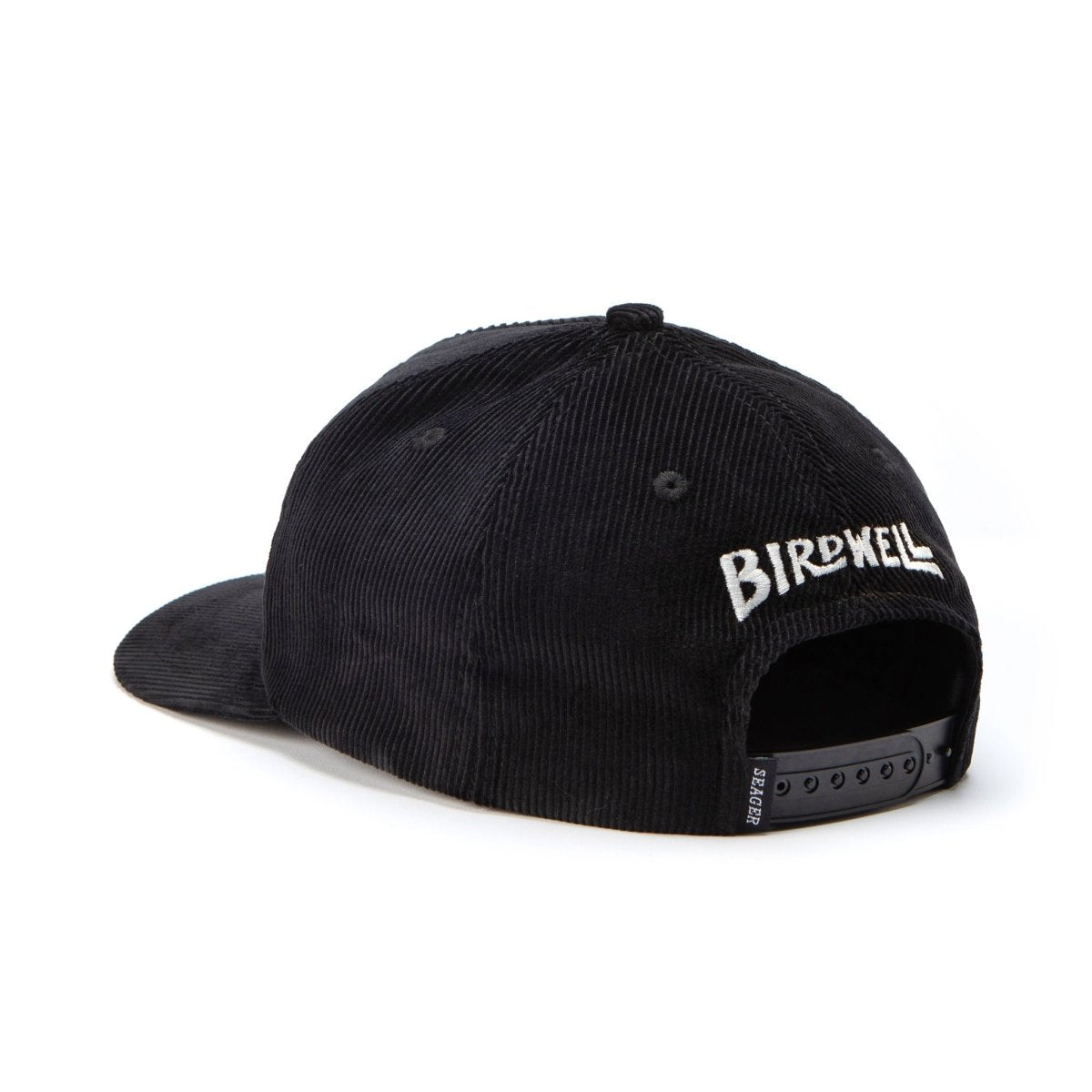 Seager x Birdwell Roping Birdie Corduroy Snapback Black - Seager Co.