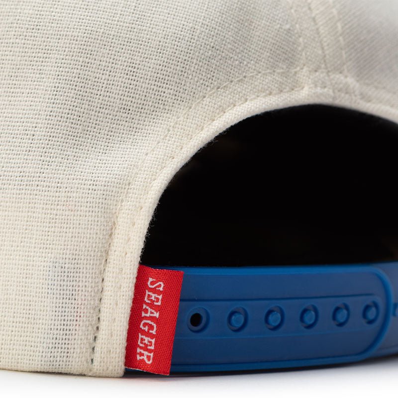 Uncle Bill Hemp Snapback Cream/Navy - Seager Co.