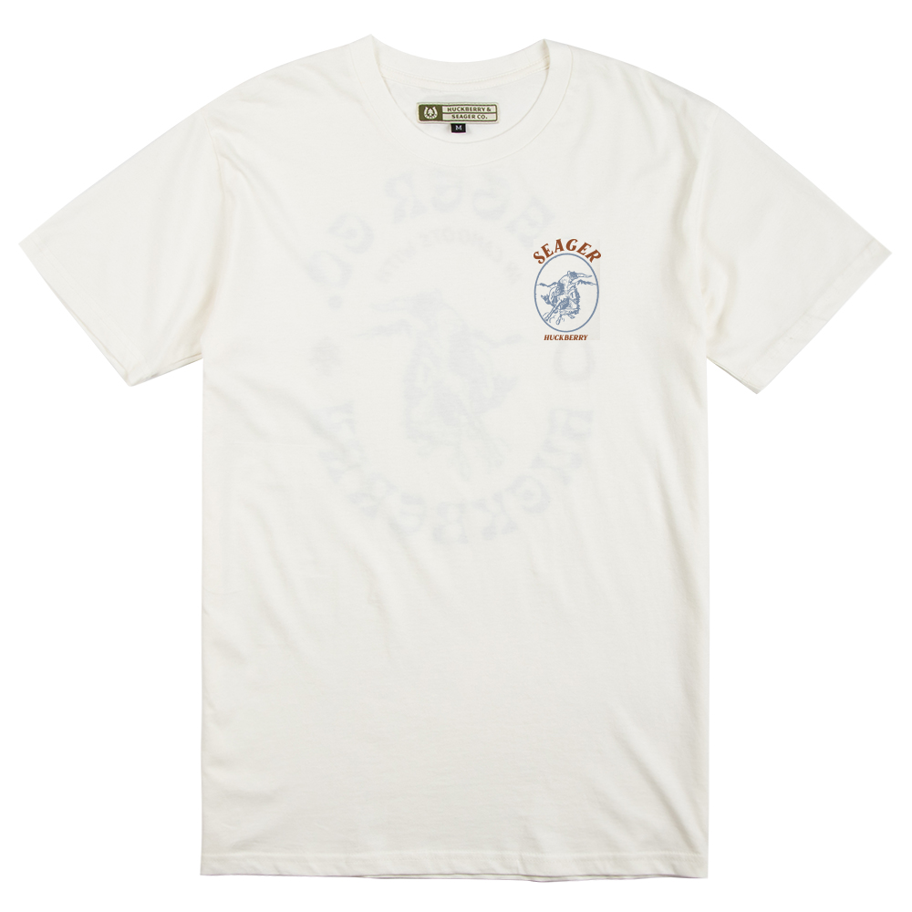 Seager x Huckberry Rodeo Tee White