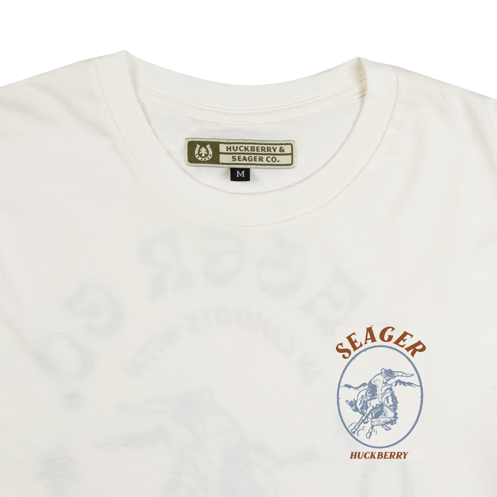 Seager x Huckberry Rodeo Tee White