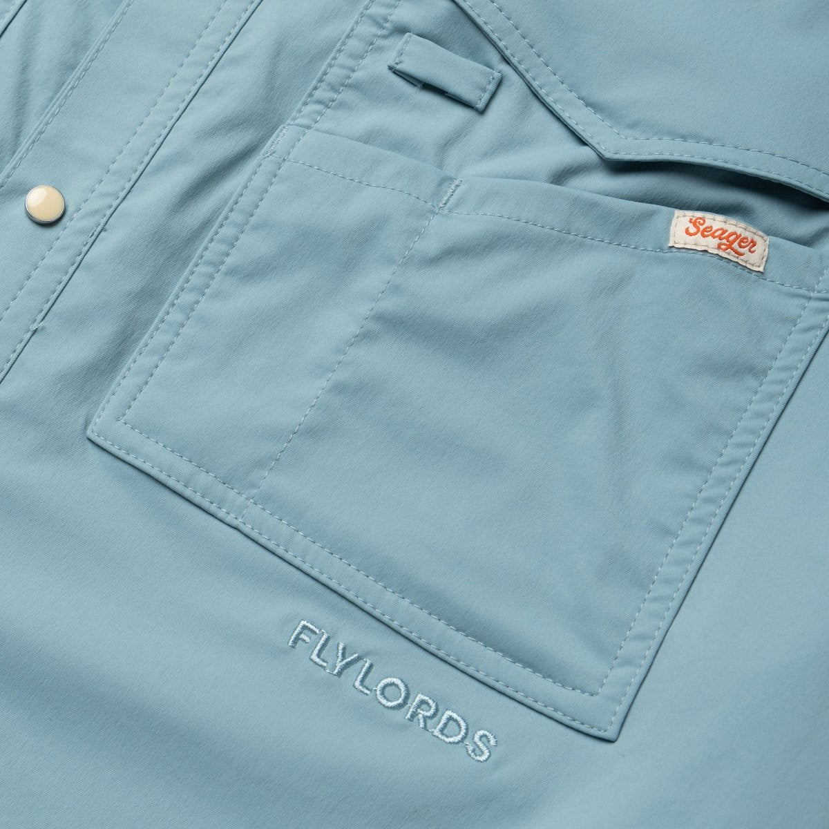 Seager x Flylords El Pescador L/S Shirt Teal - Seager Co.