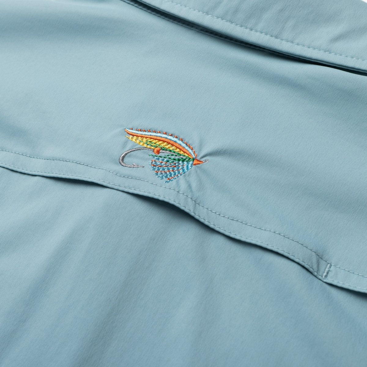Seager x Flylords El Pescador L/S Shirt Teal - Seager Co.