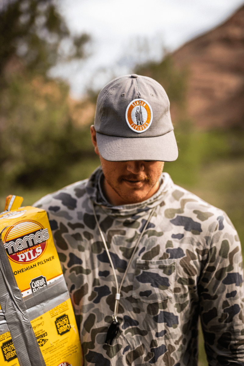 Seager x Flylords Wader Hemp Snapback Stone Grey - Seager Co.